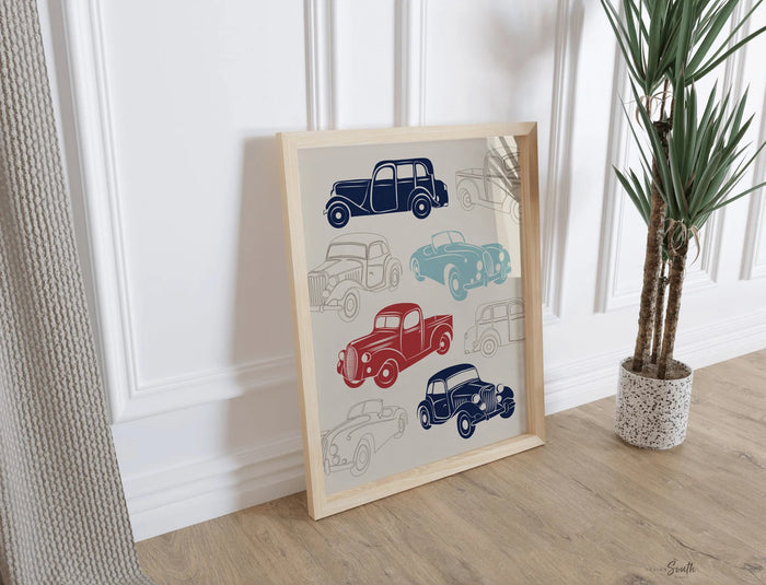 Baby boy car nursery, baby boy truck nursery, personalized baby boy art, cars baby boy decor, car nursery decor, car nursery art for boys