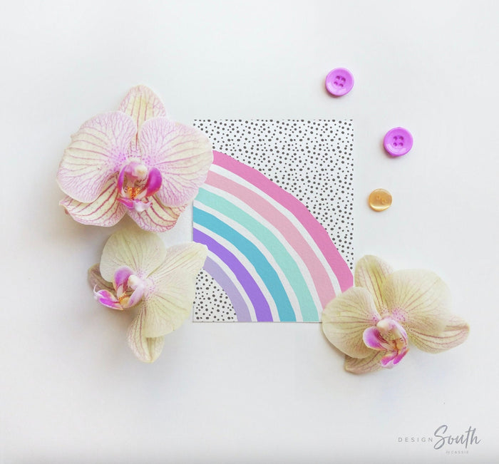 Rainbow girls initial name purple pink teal, dalmatian dot print nursery, trendy dot nursery decor, wall art for girls room personalized art