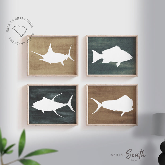 Boys fishing bedroom wall art, fish decor for boys, boys fishing theme, fish prints, baby boy fisherman, fish nursery art boys, fish decor