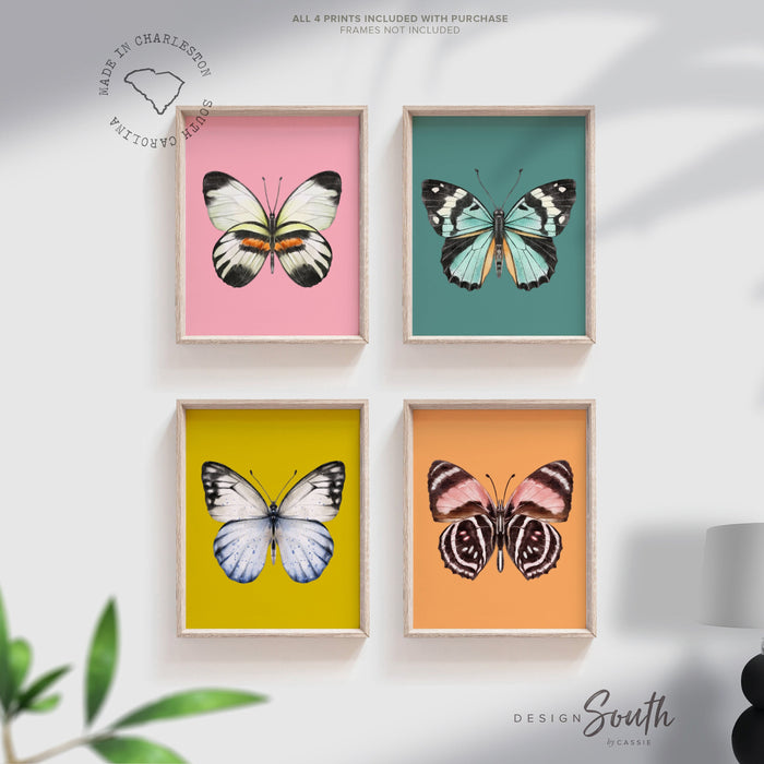 Butterfly baby art, butterfly baby nursery, butterfly nursery decor, butterfly nursery art, girls butterfly wall art, butterfly girls decor