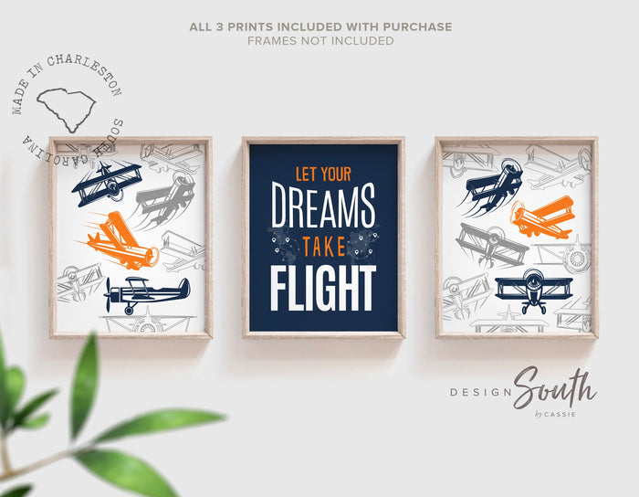 Airplane themed boys bedroom wall decor, flight transportation theme, airplane kids room, airplane nursery or bedroom, pilot newborn gift