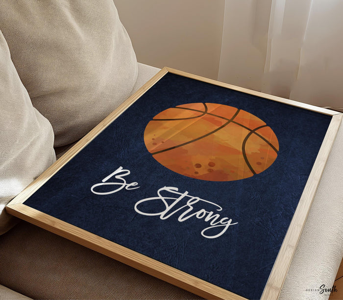 Navy Blue Sports Wall Art — Boys' Room & Nursery Prints