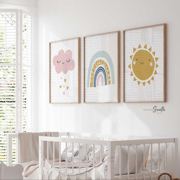 Rainbows wall art by Design South