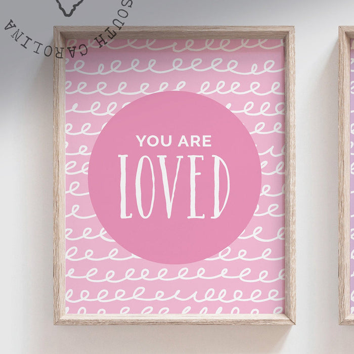 Little girl bedroom art, girls room prints, inspirational girl wall art pastel, girl playroom ideas, girls room artwork, set of 6 wall art