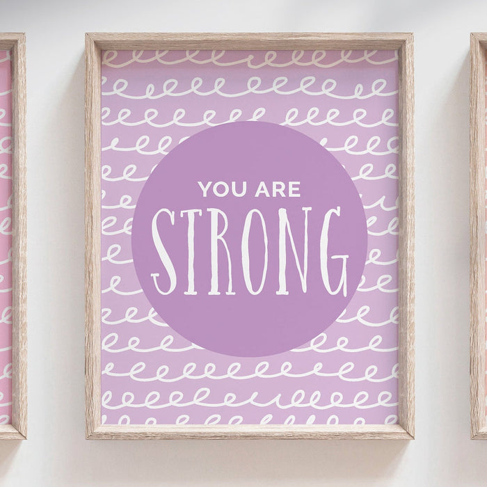 Little girl bedroom art, girls room prints, inspirational girl wall art pastel, girl playroom ideas, girls room artwork, set of 6 wall art