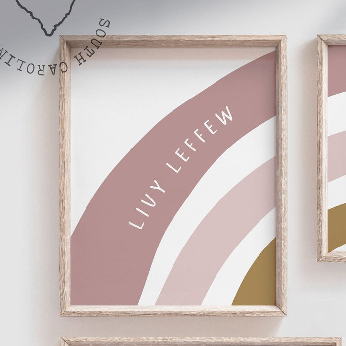 Sister girl room ideas, twin girls room wall art, sister signs, sister gift, little sister big sister wall decor, bedroom for girls rainbows