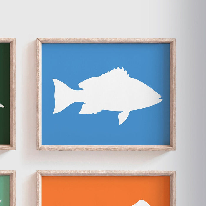 Saltwater Fish Nursery Decor — Marlin, Dorado & Tuna Prints