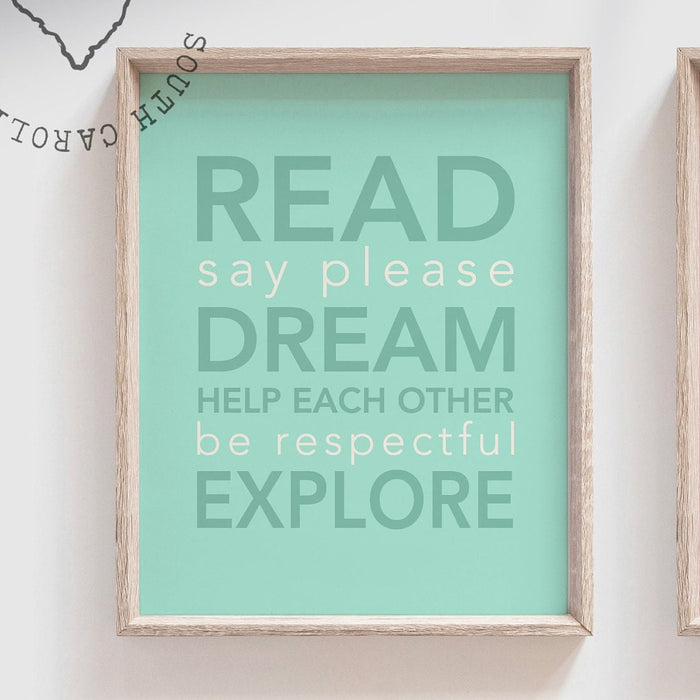 Playroom signs, cute children's play room, playroom pop of color, toy room wall art, playroom sign set, playroom ideas, play quotes for kids