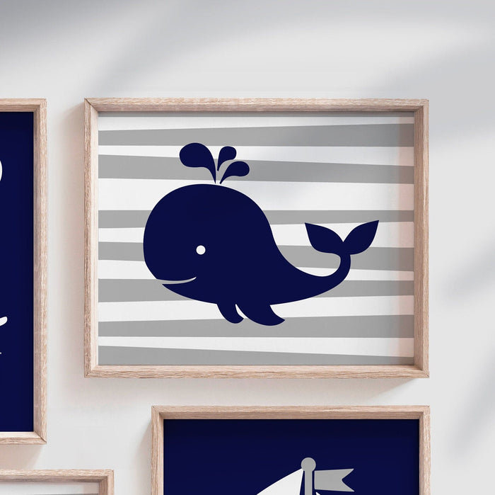 Boys nautical bedroom, blue and gray nautical, blue nautical nursery, boys nursery blue gray, baby boy nautical, blue gray nautical decor