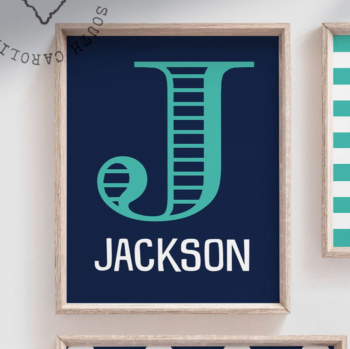 Whale nursery decor, prints for boys navy blue whales, personalized print boys nursery decor, quote for boys be strong whale, nursery quote