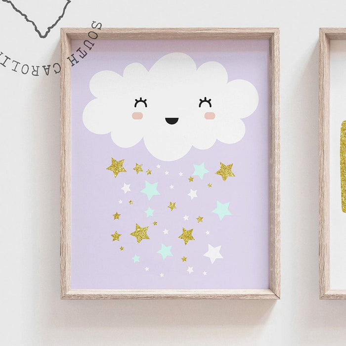 Sister art bedroom ideas for two girls, shared bedroom idea, lilac and mint sister art, customized monograms baby sister art, playroom girls