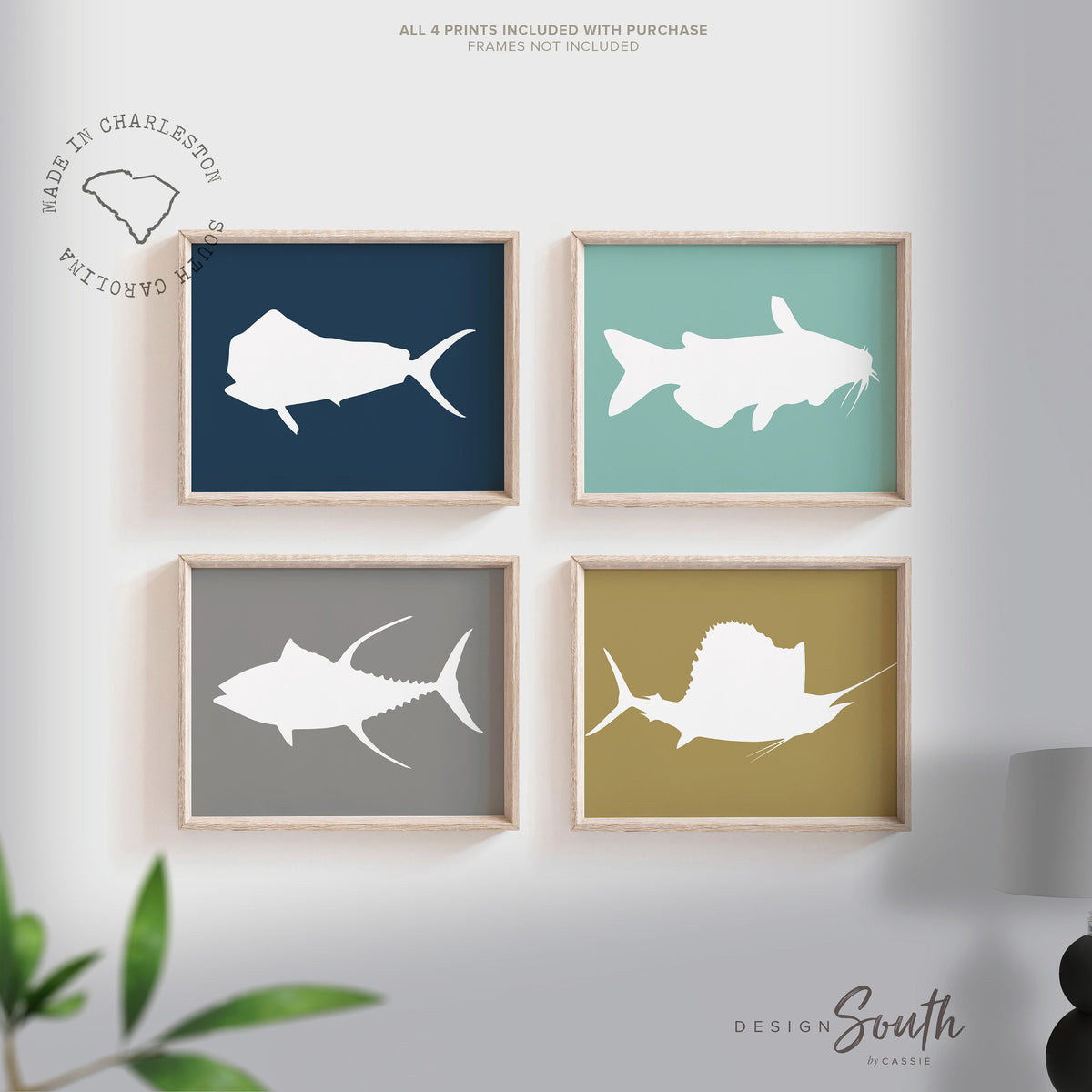Fish wall art, boys fishing theme, little boy fisherman bedroom wall d –  Design South