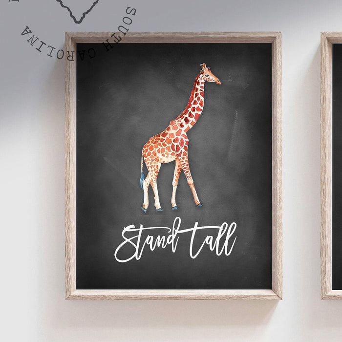 Toddler room decor, safari animals set wall art kids, big boy bedroom, boys bedroom safari jungle theme decor, industrial theme boy toddler