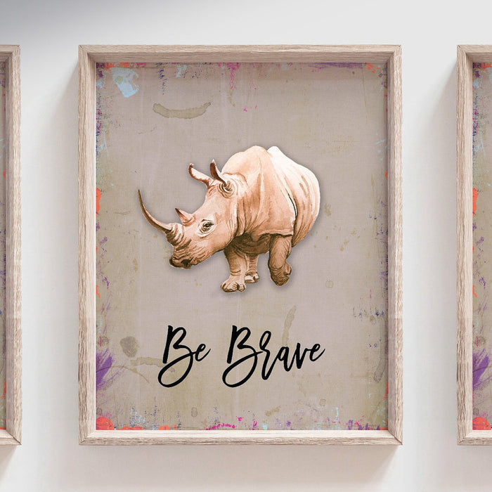 Zoo animal playroom decor, jungle theme safari kid room, gender neutral unisex art print set, kids modern inspirational posters neutral tone