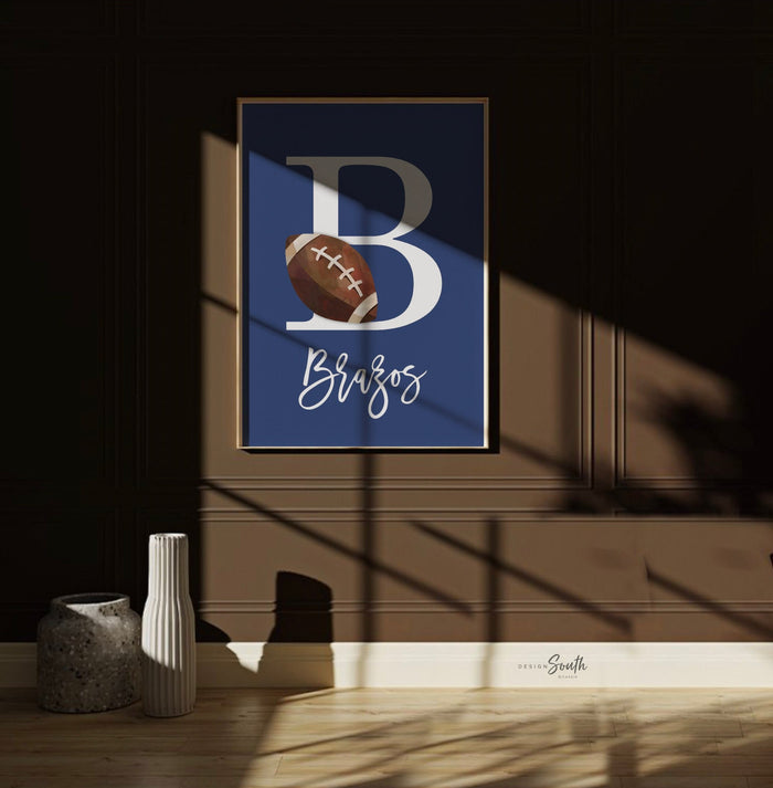 Blue sports decor siblings boys room, sports decor gift siblings, basketball soccer sports theme brothers, sports themed playroom wall art