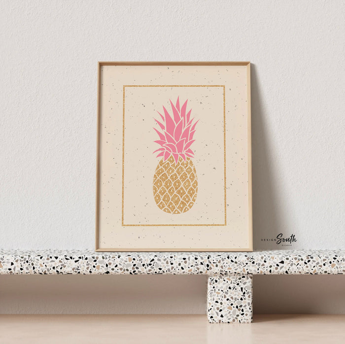 Girl nursery decor, tropical animal theme, ivory and pink flamingo tropical nursery, girl nursery design, flamingo decor, pineapple art gold