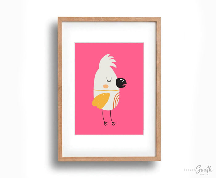 Toucan bird prints, wall art tropical bird, pink tropical wall art, pink yellow green bright tropical art, modern trendy bright art set of 3