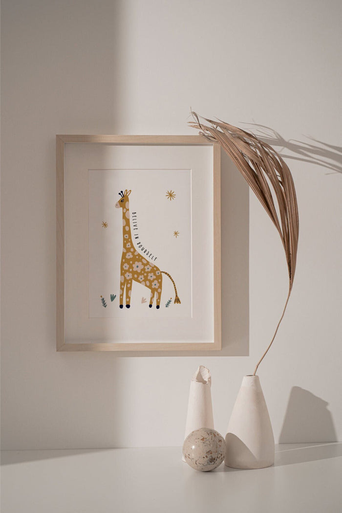 Modern boho kid print set, children gallery wall inspiring, modern boho safari animal themed room decor, you are affirmations art, baby room