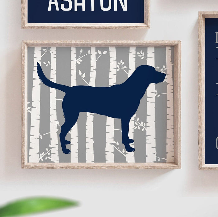 Duck & Dog Hunting Nursery Art — Retriever Prints, Set of 4