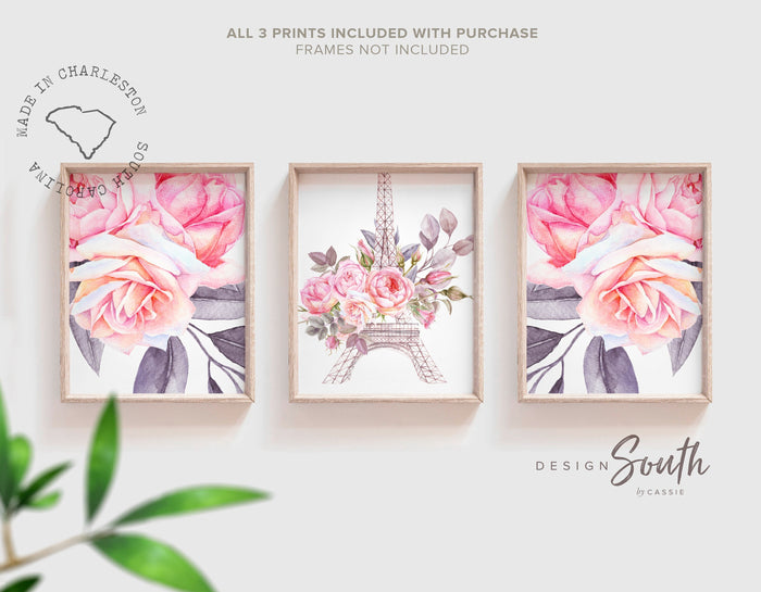 Paris nursery decor, parisian themed girls room, baby girl art blush pink room decor, paris girls bedroom, parisian nursery decor wall art