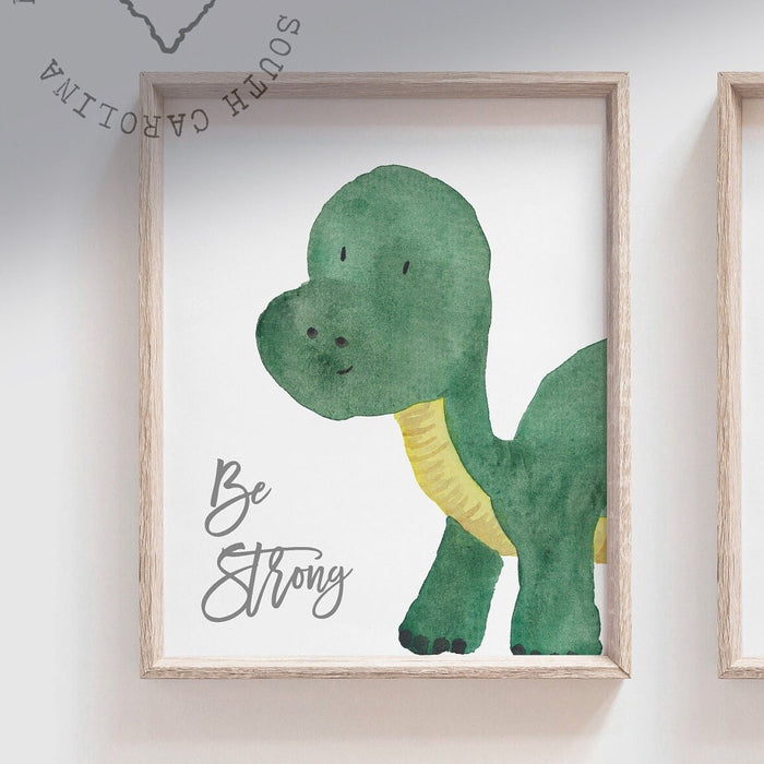 Baby boy dinosaur collection, dinosaur wall art, cute dinosaur art print set, dinosaur child room decor, dinosaur bedroom theme wall art kid