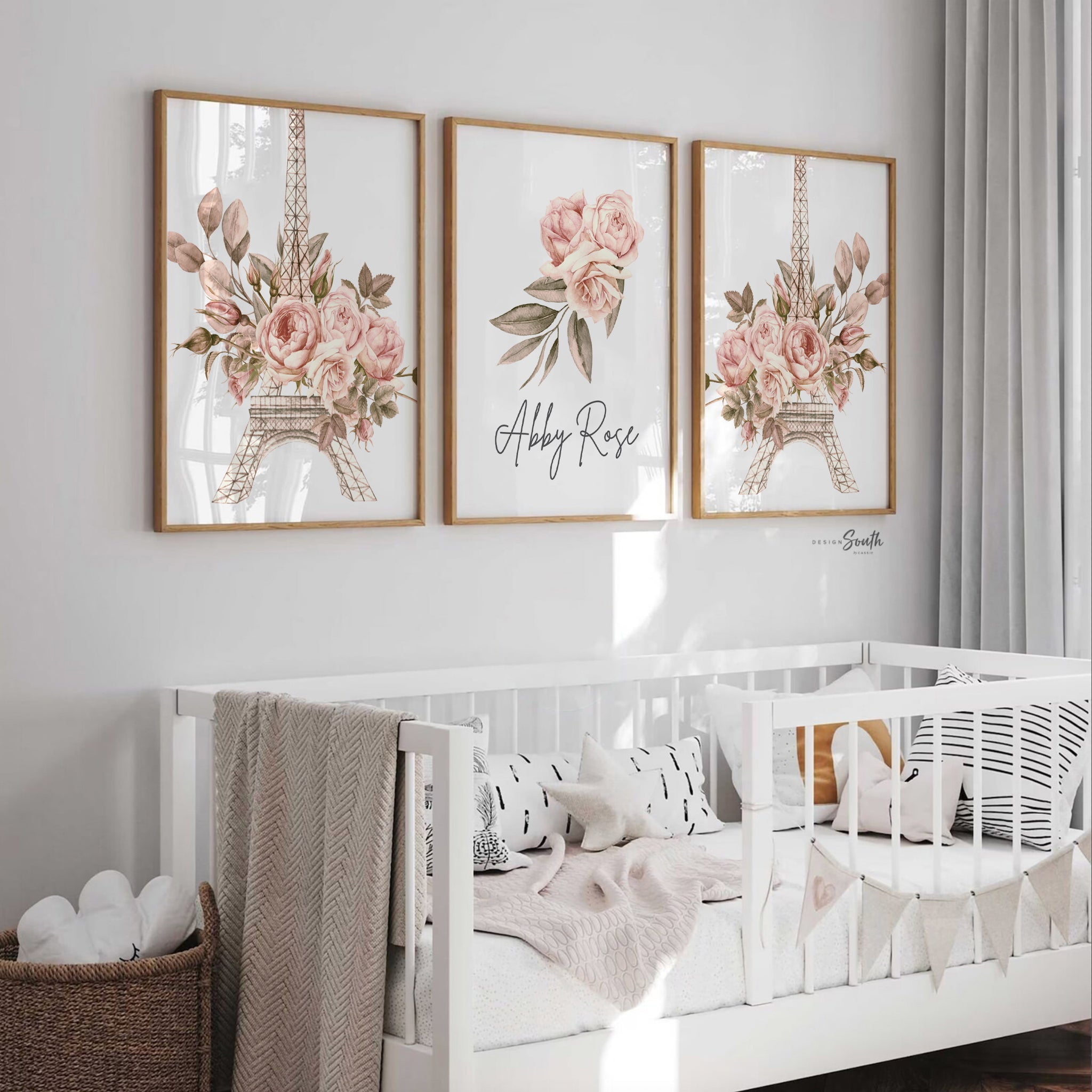 Flower Above Crib Wall Decor Wall Decal Nursery Decor Above Crib