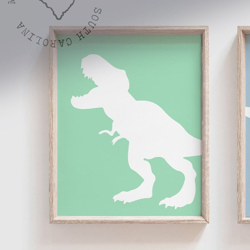 Kids pastel dinosaur print set, play room art, pastel dinosaur decor, playroom dinosaur design, colorful dinosaur, gallery wall dinosaurs