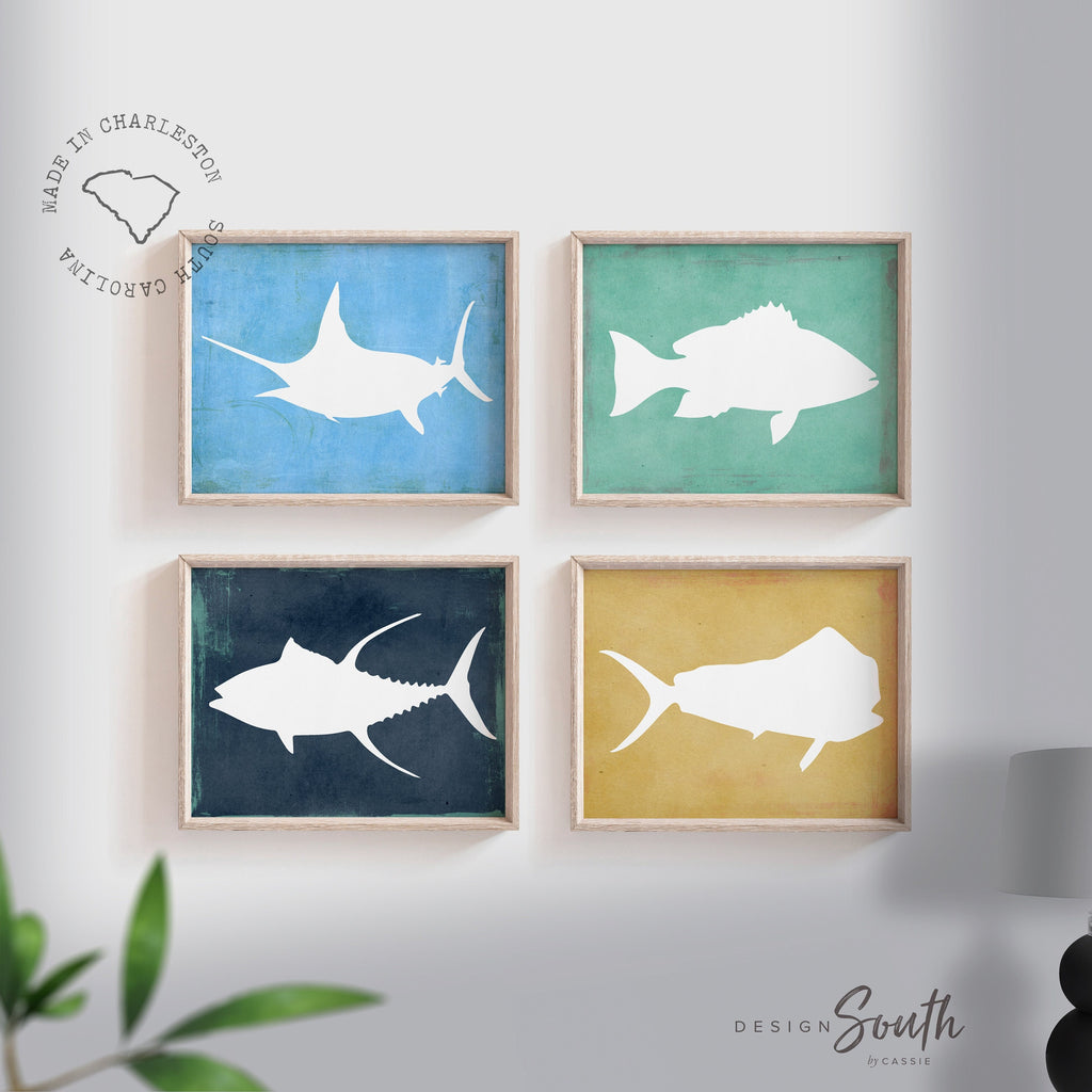 Boys fishing bedroom wall art, fish decor for boys, boys fishing theme, fish prints, baby boy fisherman, fish nursery art boys, fish decor