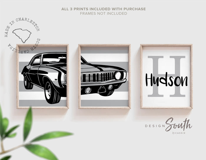 1969 chevy camaro ss350, vintage car nursery art, camaro car themed big boy room, antique car print child, kid car wall decor chevy camaro