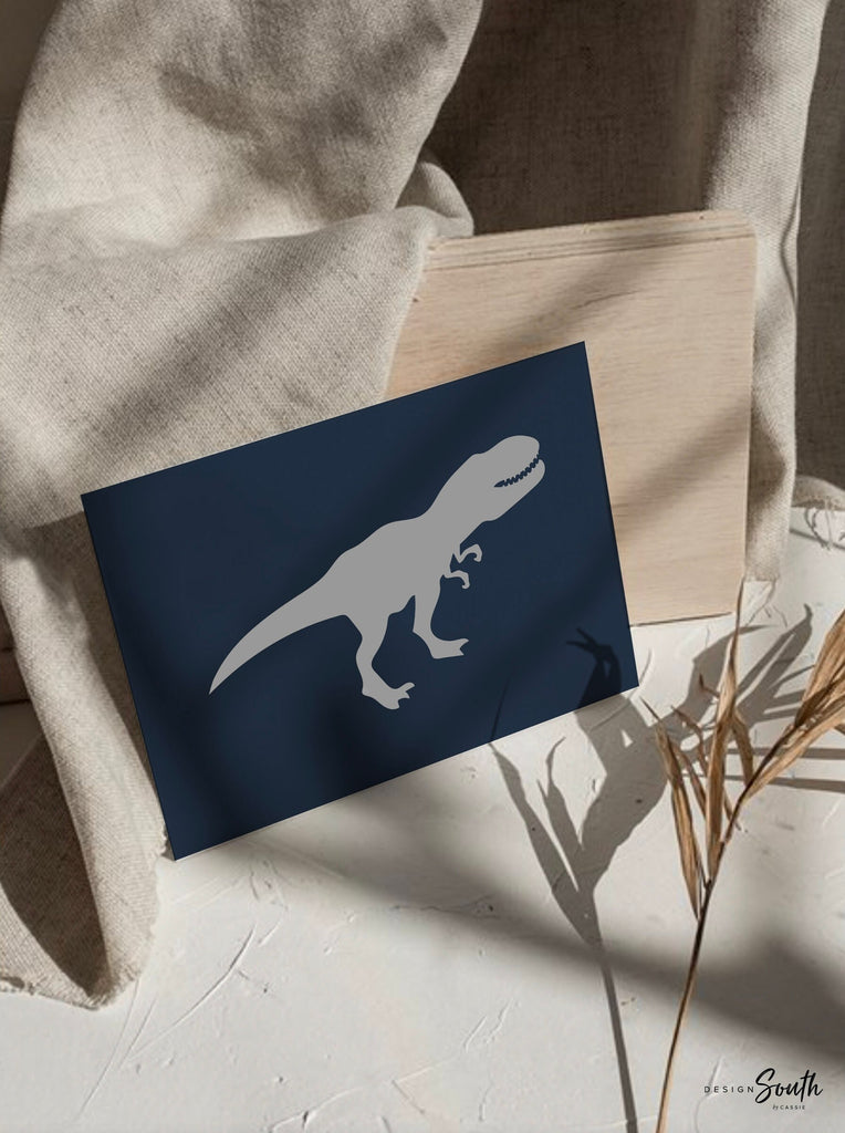 Dinosaurs navy gray, boy bedroom dinosaur themed art prints, dinosaur nursery, dinosaur wall, navy dinosaurs, toddler art boys set of 4 four