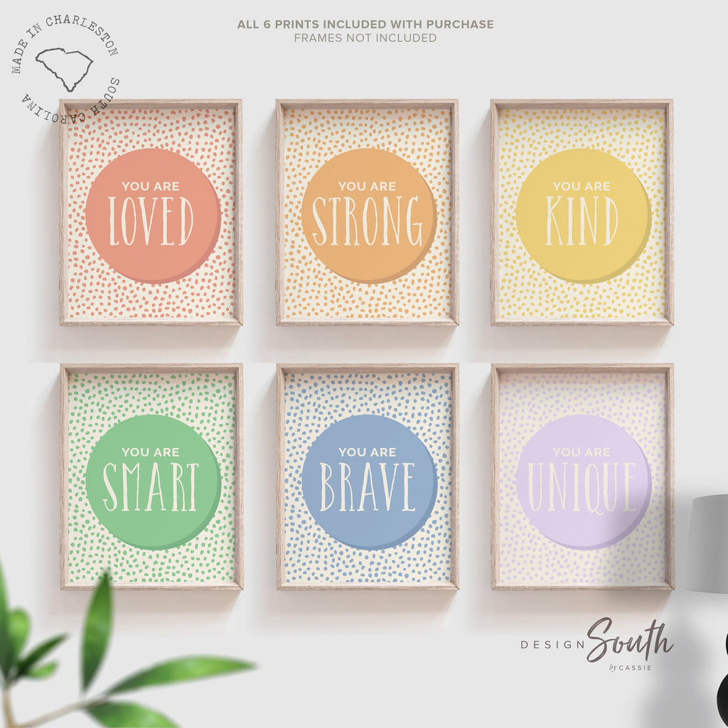 Modern kid art, children&#39;s wall art gender neutral, kids playroom decor ideas, neutral wall art for children, kid room prints, set 6 posters