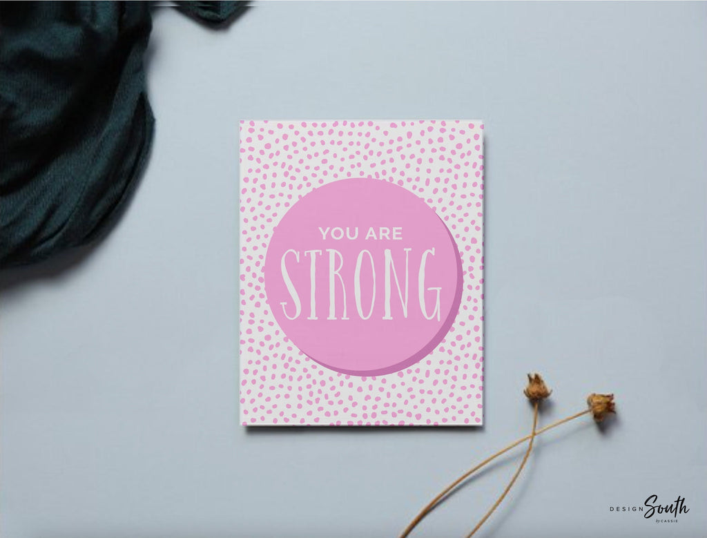 Art prints purple pink coral, little girl room art set, you are strong, you are loved, you are kind, positive print set for kids set of 3