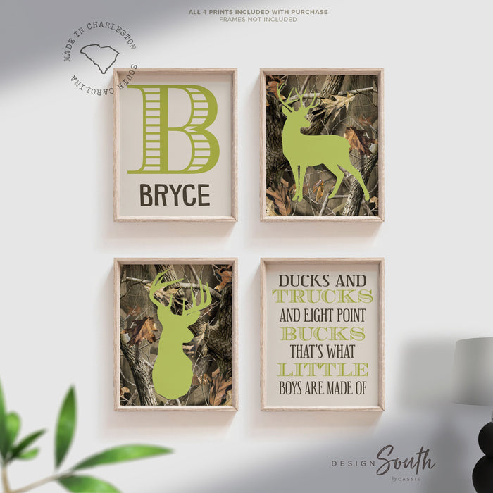 Camo nursery decor, boys nursery decor, buck deer nursery art for boys, camo nursery art, hunting theme, camo nursery, baby blue and camo