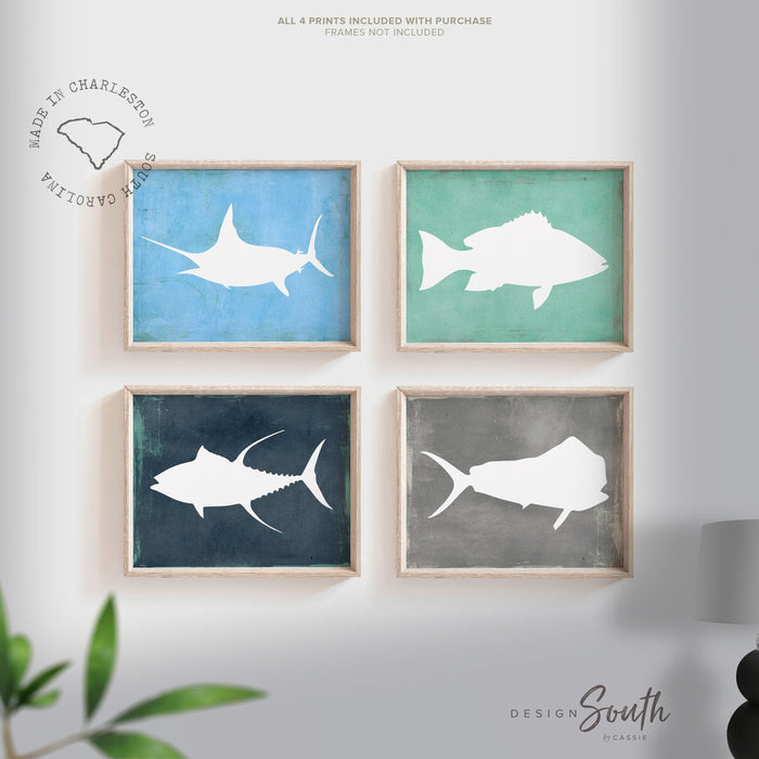 Boys fishing bedroom wall art, fish decor for boys, boys fishing theme, fish prints, baby boy fisherman, fish nursery art boys, fish decor