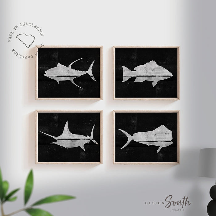 Offshore fishing, offshore fish, boys saltwater fish wall art, marlin nursery, boys fishing theme, fish nursery art boys, marlin fish decor