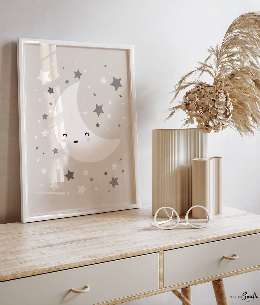 Gender neutral nursery, gray nursery art, gender neutral, star nursery decor, dream big, nursery ideas, gray star gender neutral baby shower