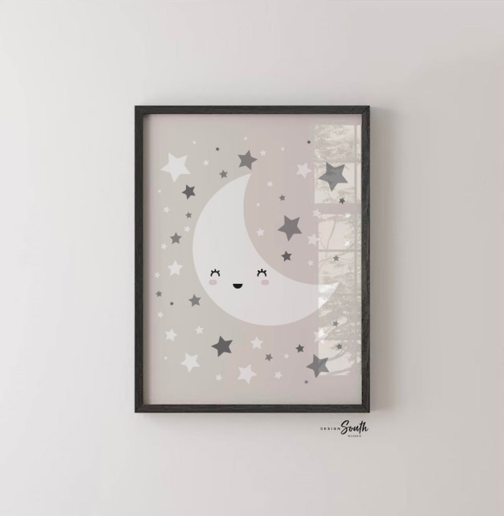 Gender neutral nursery, gray nursery art, gender neutral, star nursery decor, dream big, nursery ideas, gray star gender neutral baby shower