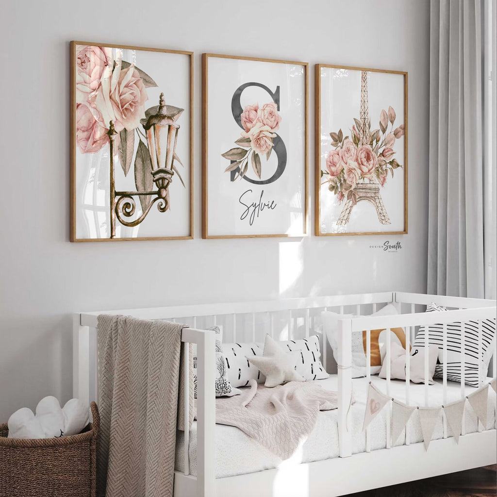 Paris france eiffel tower nursery theme art print, baby nursery paris, chic nursery decor, custom paris theme nursery art, paris shower gift