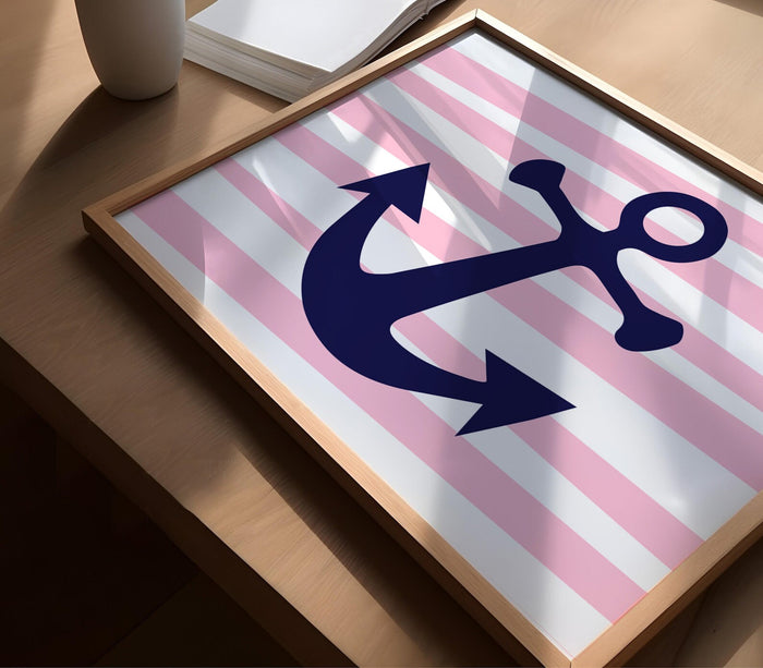Nautical nursery decor, girls whale nursery, girls nautical bedroom art, nautical nursery art, baby girl nautical nursery art, nautical girl