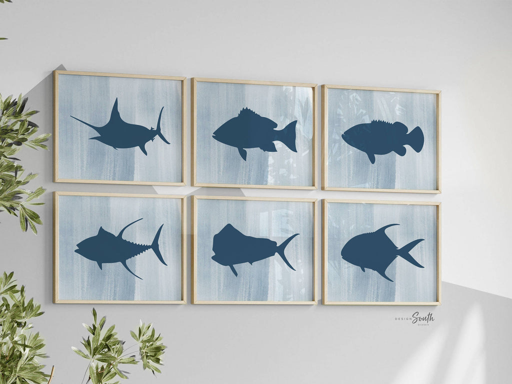 Boys fishing bedroom wall art, fish decor for boys, boys fishing theme, fish prints, baby boy fisherman, fish nursery art boys, fish decor