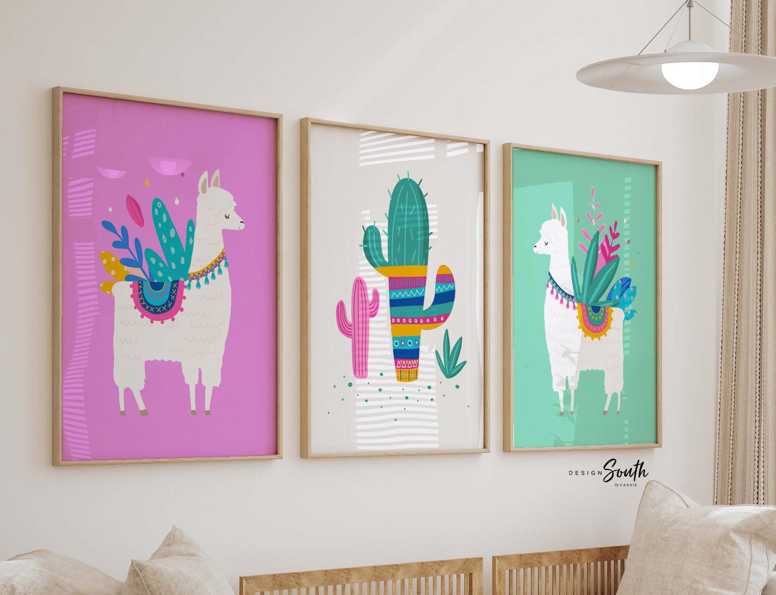 succulent nursery decor Nursery succulent decor, nursery succulent art, girls bedroom cactus –  Design South