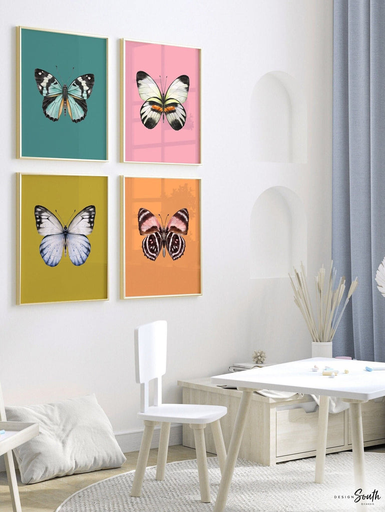 Butterfly baby art, butterfly baby nursery, butterfly nursery decor, butterfly nursery art, girls butterfly wall art, butterfly girls decor