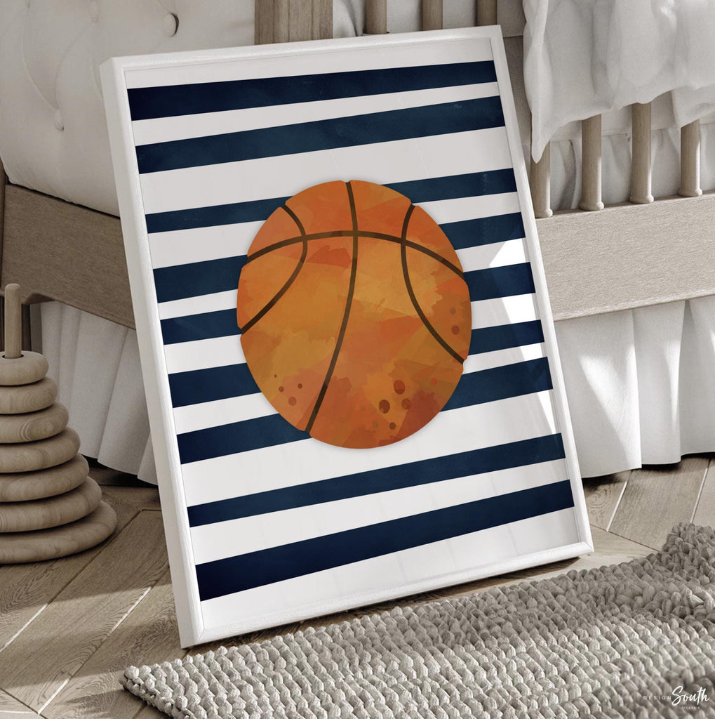 Sports collection print set boys name, sports theme wall pictures, sports art personalized gift, baseball football kids wall art boy nursery