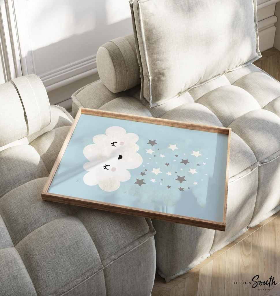 Aqua and gray boys nursery, decor ideas for nursery, gray nursery, boys monogram, baby boy gift, aqua nursery, wall art for baby boy, stars