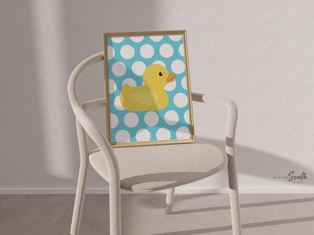Boys rubber duckie bathroom, duck bathroom, rubber duckies decor, baby boy bathroom wall decor, baby blue bathroom, baby shower gift, duckie
