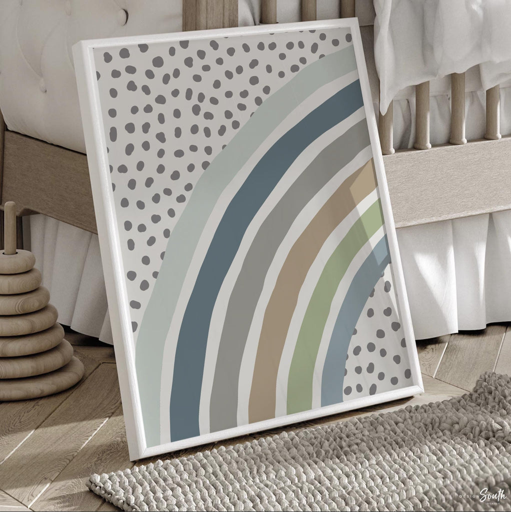 Baby boy nursery, boy shower gift, newborn baby boy wall art, prints for boy, posters for boy nursery, blue green beige nursery gift for boy