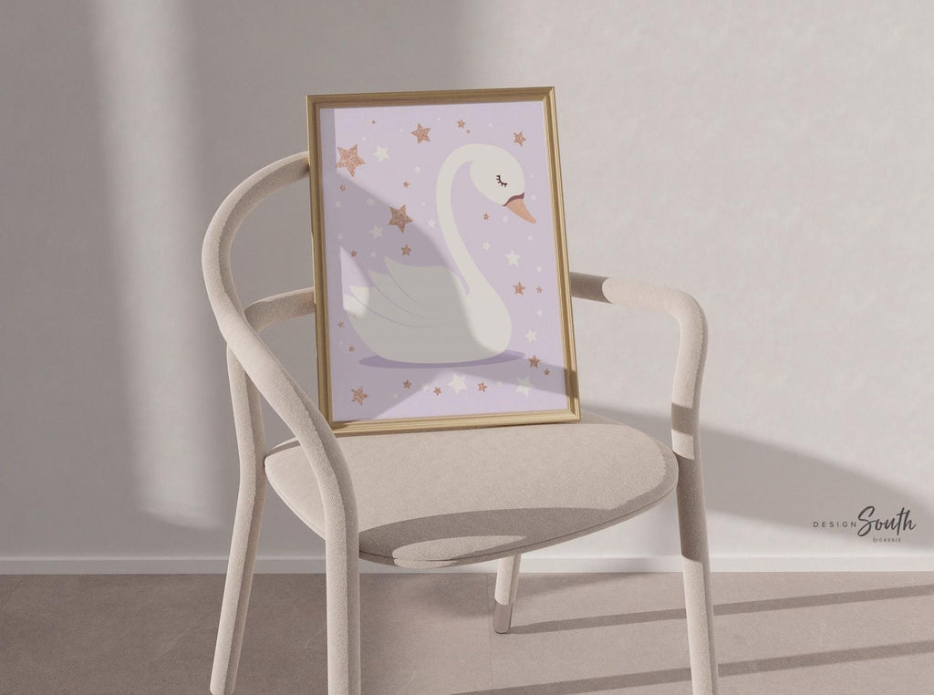 Lilac and rose gold art, lilac nursery decor, lilac nursery art, baby nursery decor, rose gold sparkle art, rose gold nursery wall art girl