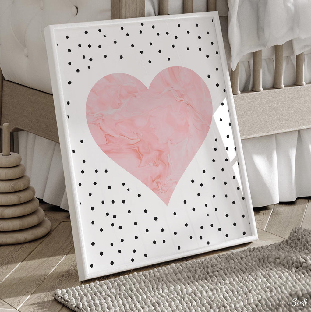 Modern trendy girl dinosaur art, pink black spotty dinosaur art, dinosaur nursery girl wall art, pink black dinosaur prints, dinosaur girl