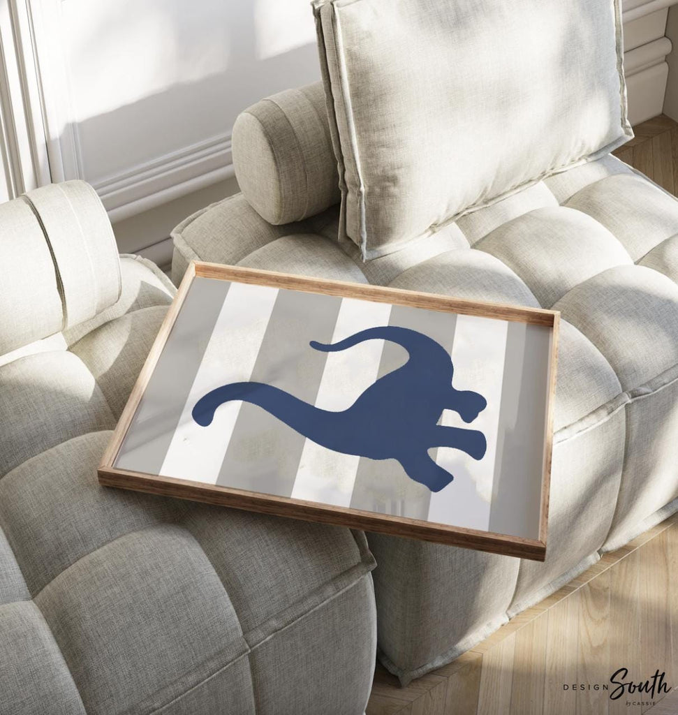 Little boy's bedroom wall ideas, gray and navy dinosaur decor, boys nursery art dinosaurs, bedroom wall print dinosaur, dinosaur shower gift