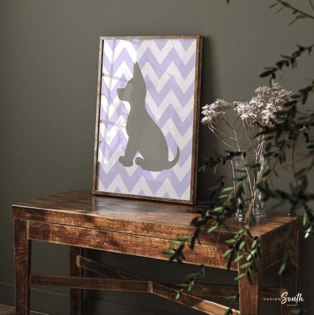 Baby girl nursery puppy dog theme decor, girl personalized puppy nursery decor, girl puppy gift, puppy dog baby shower, puppy birthday gift